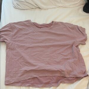 lululemon athletica Mauve Short Sleeve Tee
